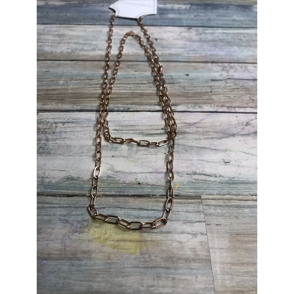 Rose Gold Plated Paper clip 34